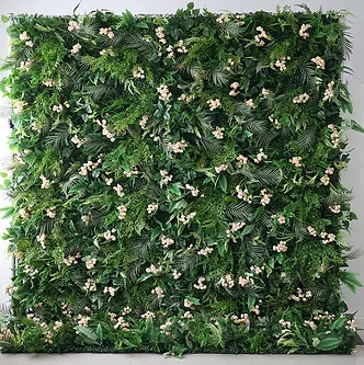 Amazon flower wall installation