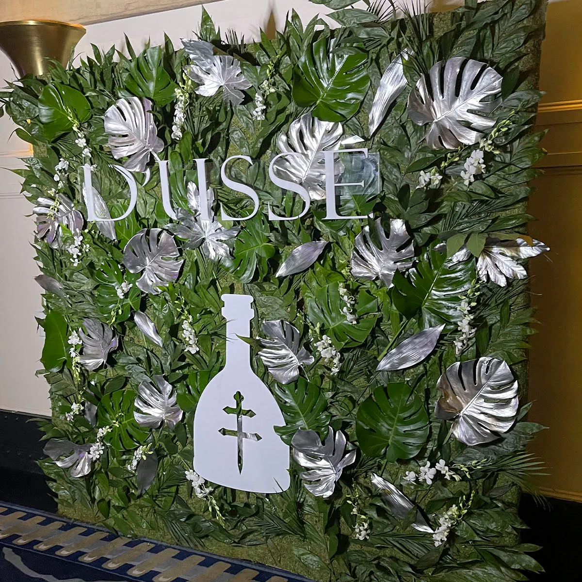 NYC Flower Walls at a corporate event