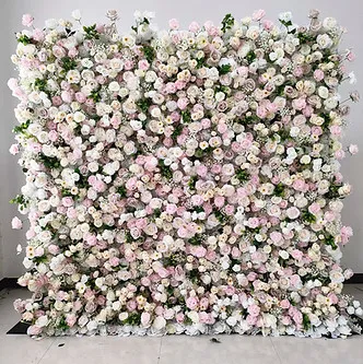 Pink Butterfly flower wall rental