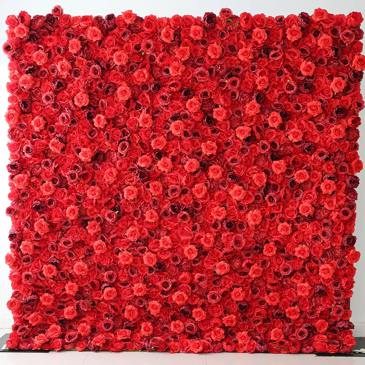 Red Admiral flower wall rental