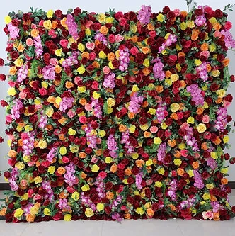 Rio flower wall installation