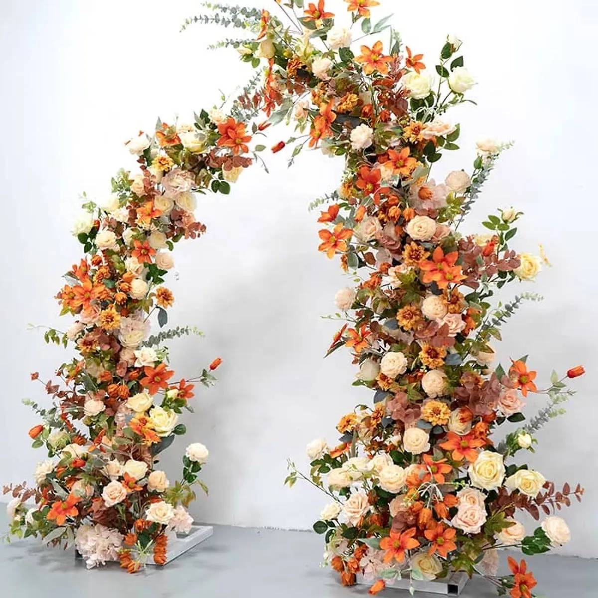 Skyler flower arch installation